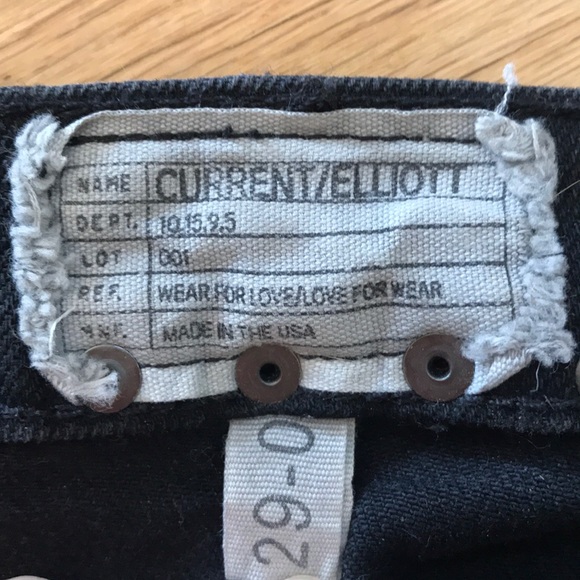 Current/Elliott Studded Crop Skinny in Night - Picture 5 of 7